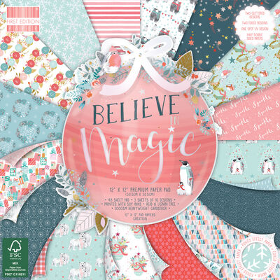 Believe in Magic Premium Paper Pad - 12x12 Inch image number 1