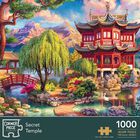 Blooming Paris & Secret Temple 1000 Piece Jigsaw Puzzle with Puzzle Rolling Mat image number 2