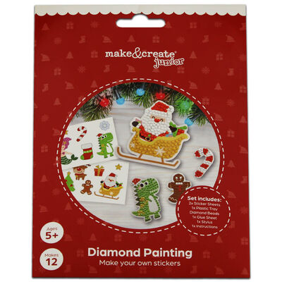 Christmas Diamond Painting: Make Your Own Stickers image number 1