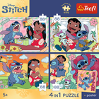 Disney Stitch 4 x 88 Piece Jigsaw Puzzle Set image number 7