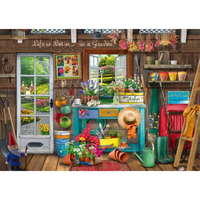 Garden Shed 500 Piece Jigsaw Puzzle image number 2