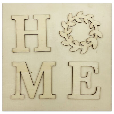 Home Wooden Sign image number 1