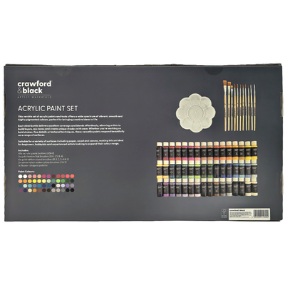 Crawford & Black Acrylic Paint Set: Pack of 60 image number 3