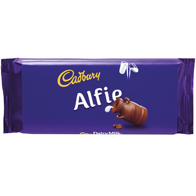 Cadbury Dairy Milk Chocolate Bar 110g - Alfie image number 1