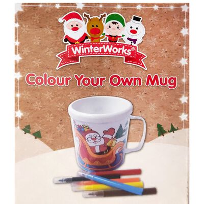 Colour Your Own Christmas Mug Assorted image number 2