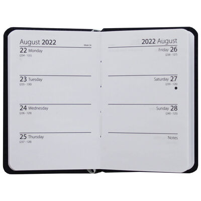 Square Panel 2022 Week to View Pocket Diary: Assorted image number 2