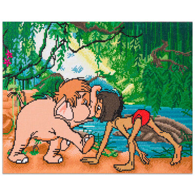 Jungle Book Friends Crystal Art Kit image number 2