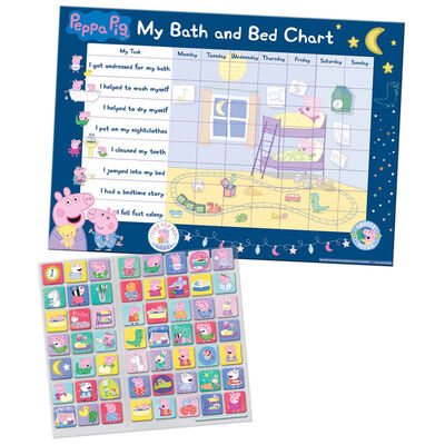 Peppa Pig Bath and Bedtime Training Chart image number 2