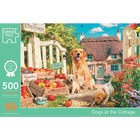 Dogs at the Cottage 500 Piece Jigsaw Puzzle image number 1