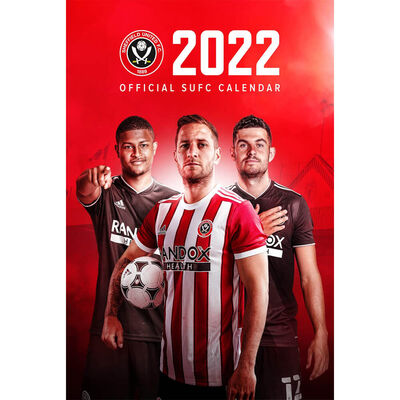 A3 Official Sheffield United 2022 Calendar image number 1