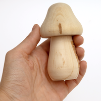 Small Wooden Mushroom