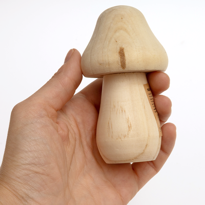 Small Wooden Mushroom image number 2