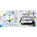 Black Neon Muuwmi Kids 3 Wheel Scooter image number 4