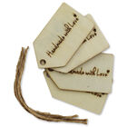 Handmade with Love Wooden Tags: Pack of 4 image number 2
