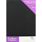 Crafter's Companion Black Glitter Card: 10 Sheets image number 1