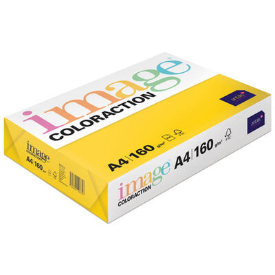 A4 Deep Yellow Sevilla Image Coloraction Copy Paper: 250 Sheets image number 1