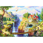 Cliff Top House 1000 Piece Jigsaw Puzzle image number 3