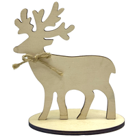 Wooden Reindeer Decoration