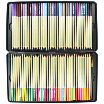 Watercolour Pencils Set - Tin Of 72 image number 2