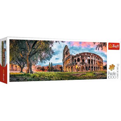 Trefl Panorama Colosseum at Dawn 1000 Piece Jigsaw Puzzle image number 1