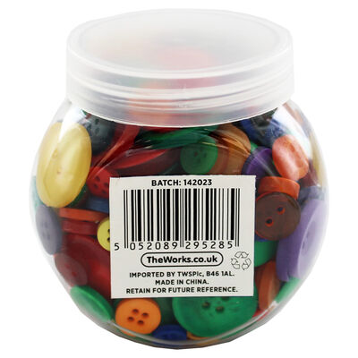 Assorted Jar of Bright Buttons image number 4