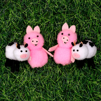 Farm Animal Easter Embellishments: Pack of 4
