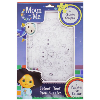 Moon & Me Colour Your Own Jigsaw Puzzle image number 1