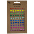 Colourful Heart Stickers: Pack of 88 image number 1
