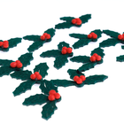 Felt Holly Embellishments: Pack of 12 image number 2