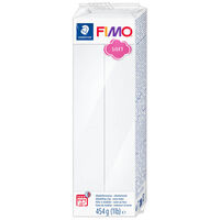 Fimo Soft 454g Modelling Clay Block: White
