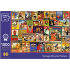 Vintage Bicycle Posters 1000 Piece Jigsaw Puzzle image number 1