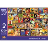 Vintage Bicycle Posters 1000 Piece Jigsaw Puzzle