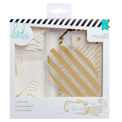 American Crafts: Heidi Swapp Mixed Media 31 Piece Tag Kit image number 1