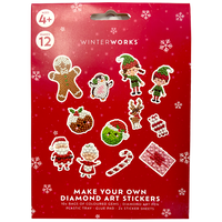 Make Your Own Diamond Art Christmas Stickers