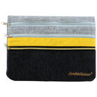 Scribblicious 3 Tier Pencil Case: Yellow image number 1