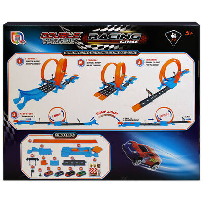 Double Looping Racing Game Track Set image number 2