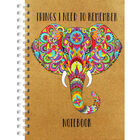 A5 Wiro Colourful Elephant Lined Notebook image number 1