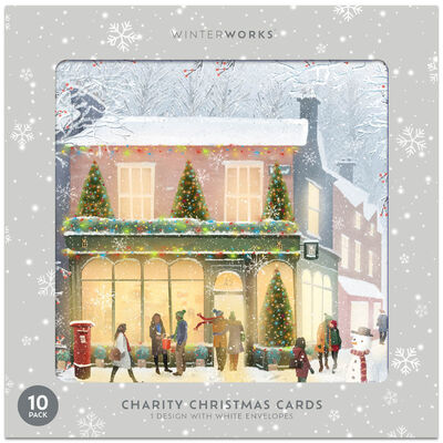Charity Festive Shop Christmas Cards: Pack of 10 image number 1