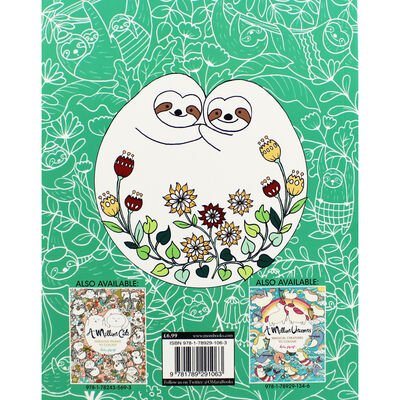 A Million Sloths: Super-Cute Creatures to Colour image number 3