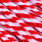 Red and White Candy Cane Pipe Cleaners - 60 Pack image number 2