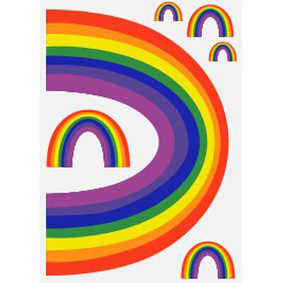 Rainbow Window Stickers Assorted image number 2