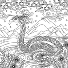 Mythical Mindful Colouring image number 2