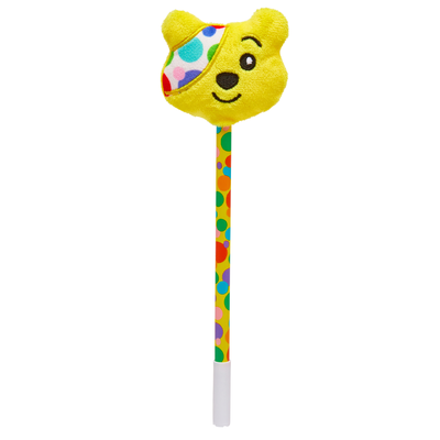 BBC Children in Need Plush Pudsey Topper Pen image number 1