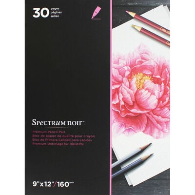 Spectrum Noir 9x12 Inch Premium Pencil Paper Pad image number 1
