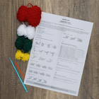 Make Your Own Strawberry & Daisy Crochet Garland Kit image number 2