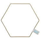 Trimits: Hexagon Metal Craft Hoop 20cm Gold image number 1
