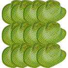Easter Bright Green Cowboy Hat: Pack of 12 image number 1