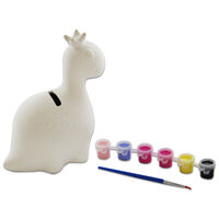 Paint Your Own Money Box: Flo the Dino