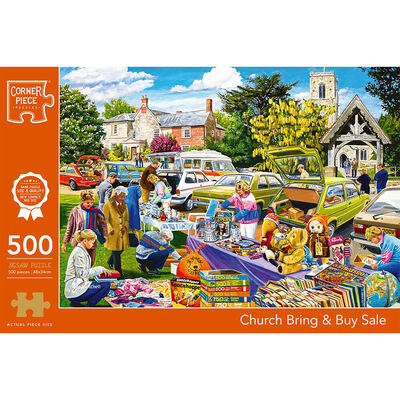 Church Bring & Buy Sale 500 Piece Jigsaw Puzzle image number 1