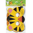 Animal Jungle Paper Party Masks - 8 Pack image number 1